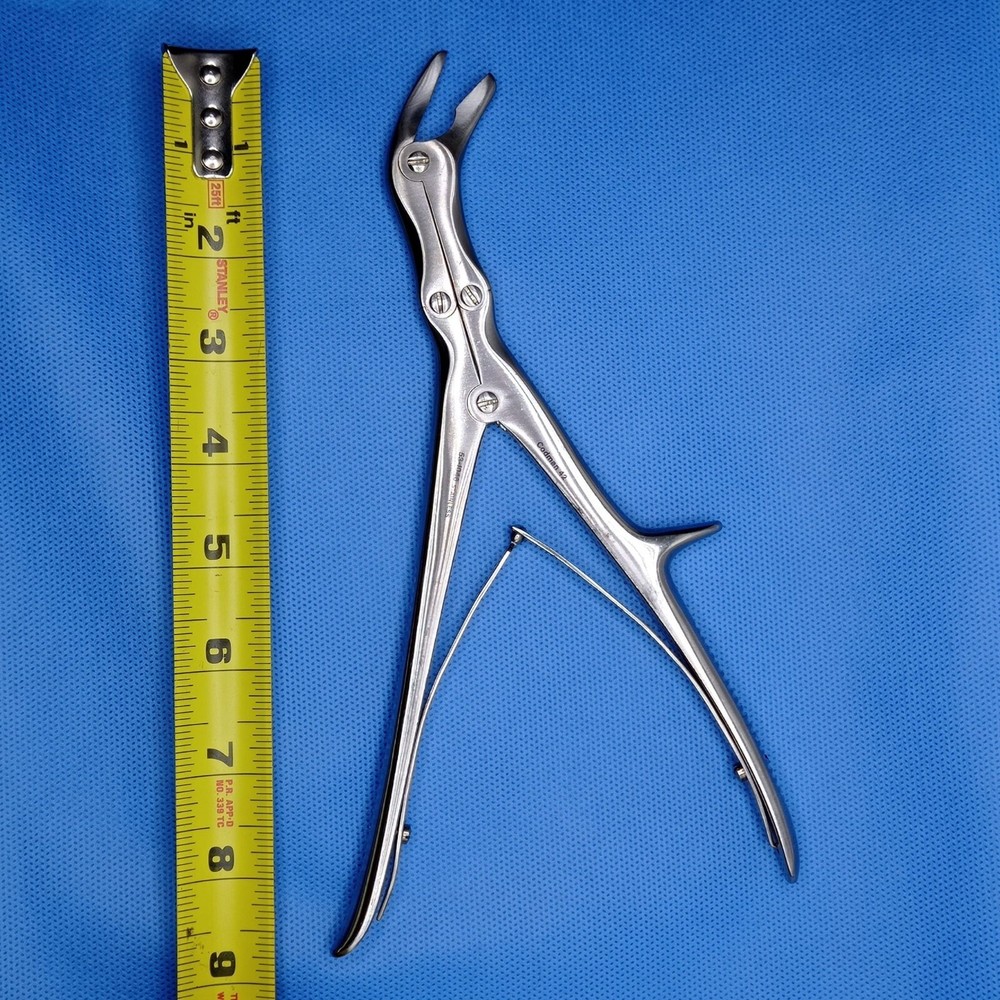53-1046 Codman 42 Echlin Laminectomy Rongeur Double Action Angular 3mm