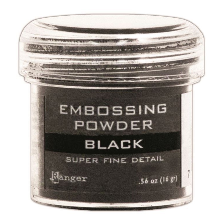 Embossing Powder Super Fine Black