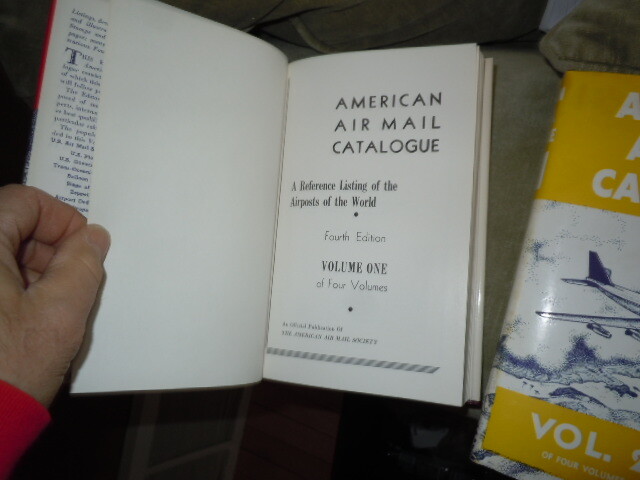 AMERICAN AIRMAIL CATALOGUE Volume 1 & 2 Both 4th editions. HC/DJ