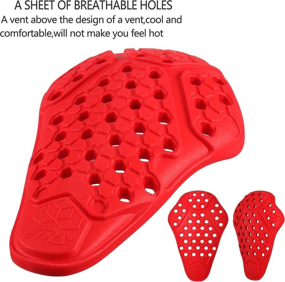 High Performance Motorcycle Knee Inserts - Breathable, Comfortable Protection