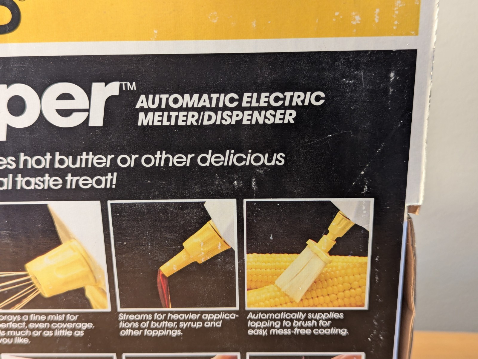 Vintage Presto Hot Topper Automatic Electric Melter Dispenser #03000 NOS