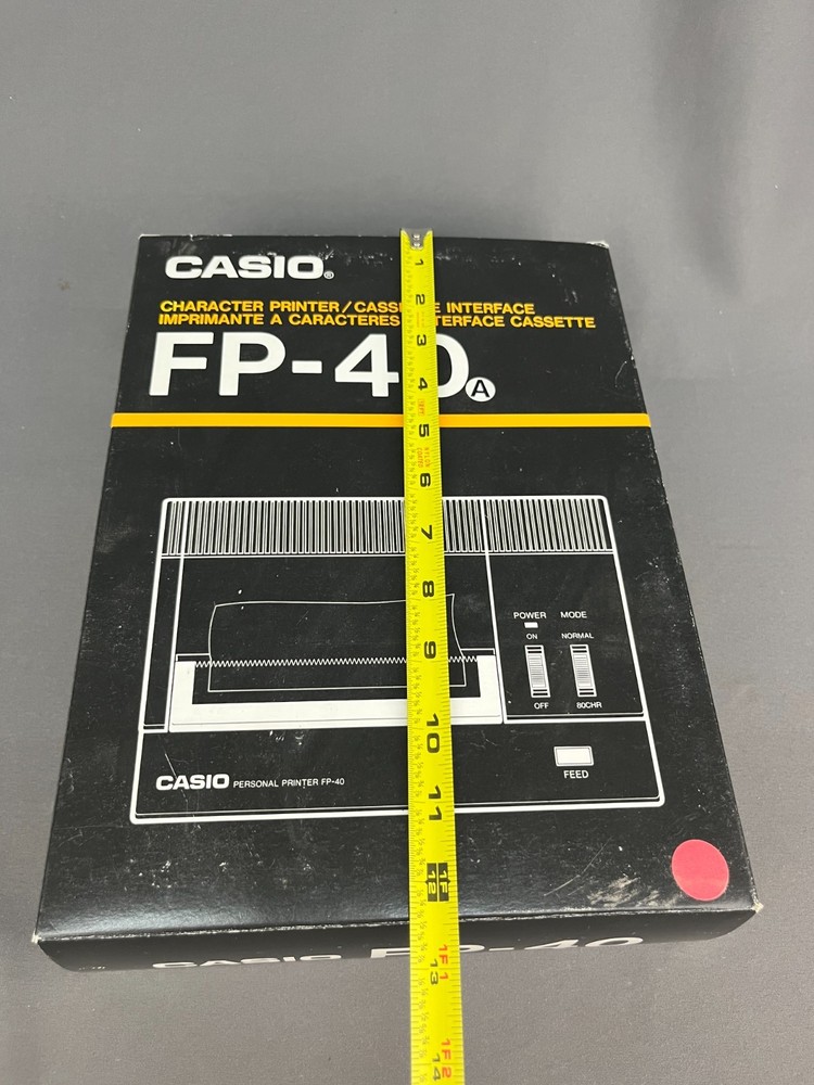 NEW/\NOS CASIO FP-40 Character Printer Pocket Computers - Cassette Interface