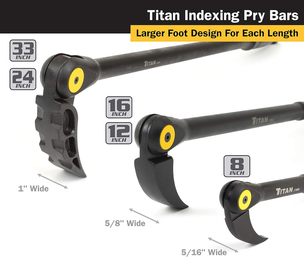 17816 Indexable Pry Bar, 16"