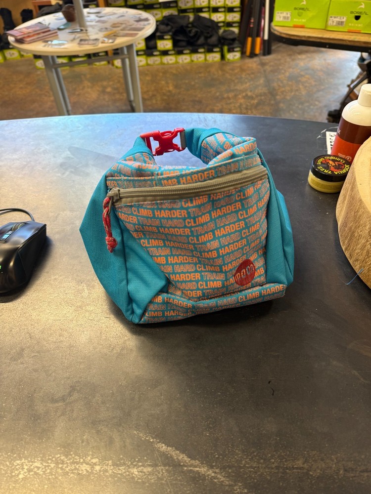 Moon climbing Boulder chalk Bag blue large