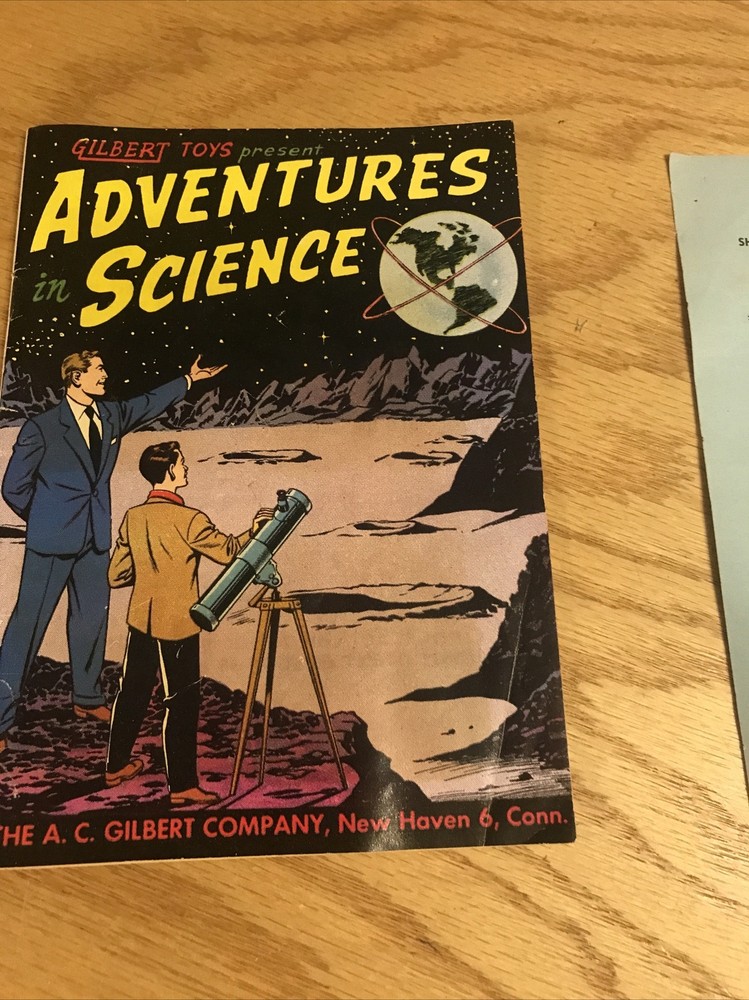 Gilbert Microscope and Lab Set - Original Metal Case, Microscope, Booklets 13022