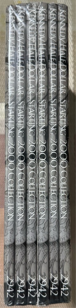 Harris Folder #2942 - Kennedy Half Dollar -2000-2015- 6 Pack Bundle- In Wrapping