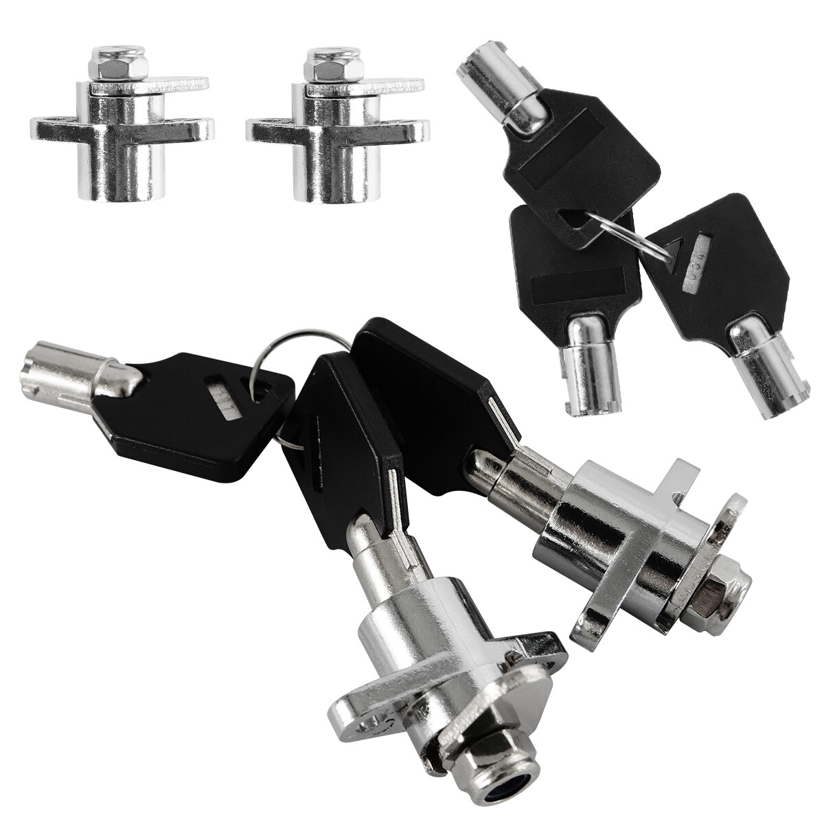 Saddle Bag Latch Lids Hardware Hinge Lock Kit For Harley Touring Model 1993-2013