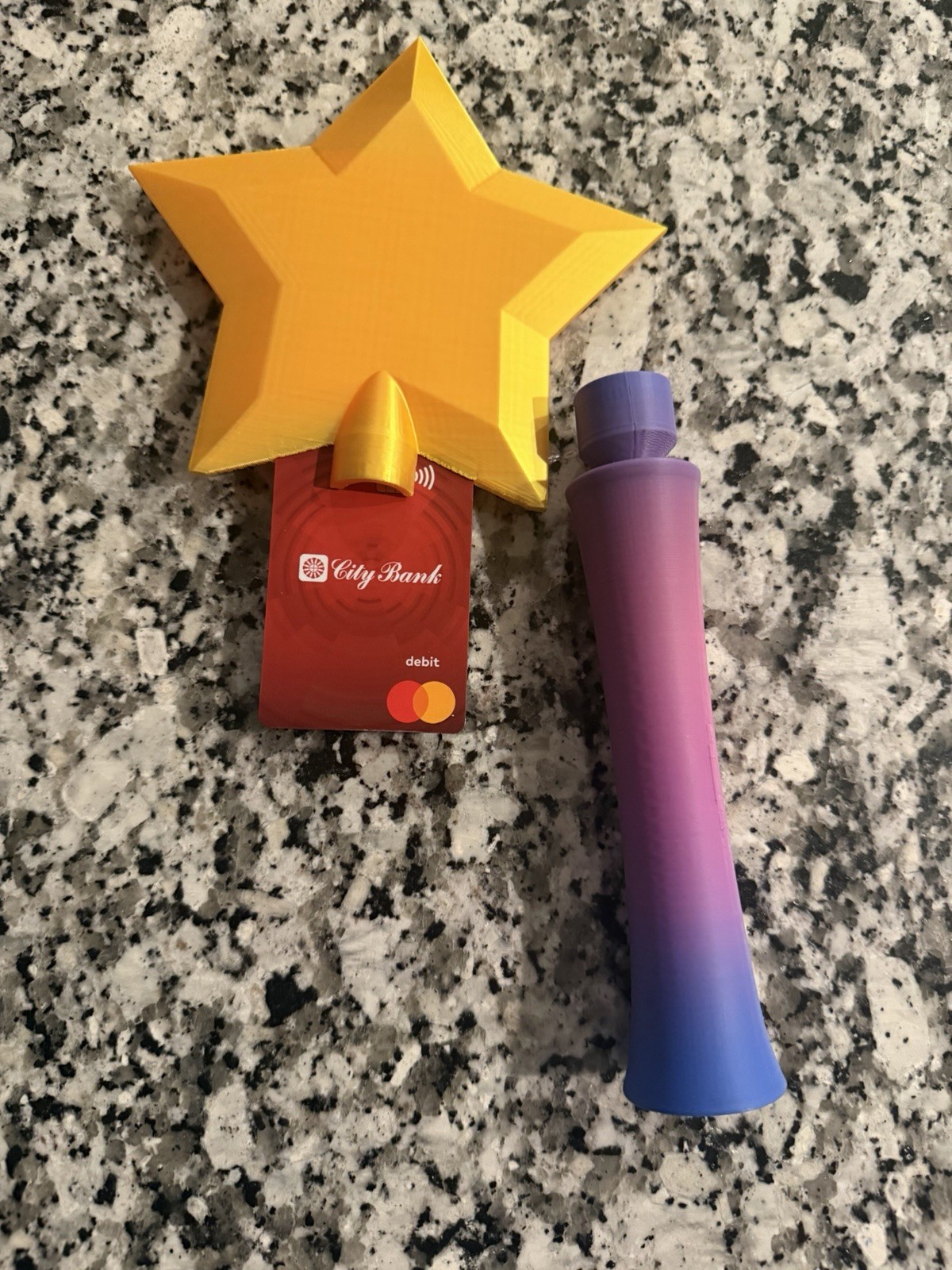 Custom 3D Pay Wand For Credit Debit Card Holder (Read Description)