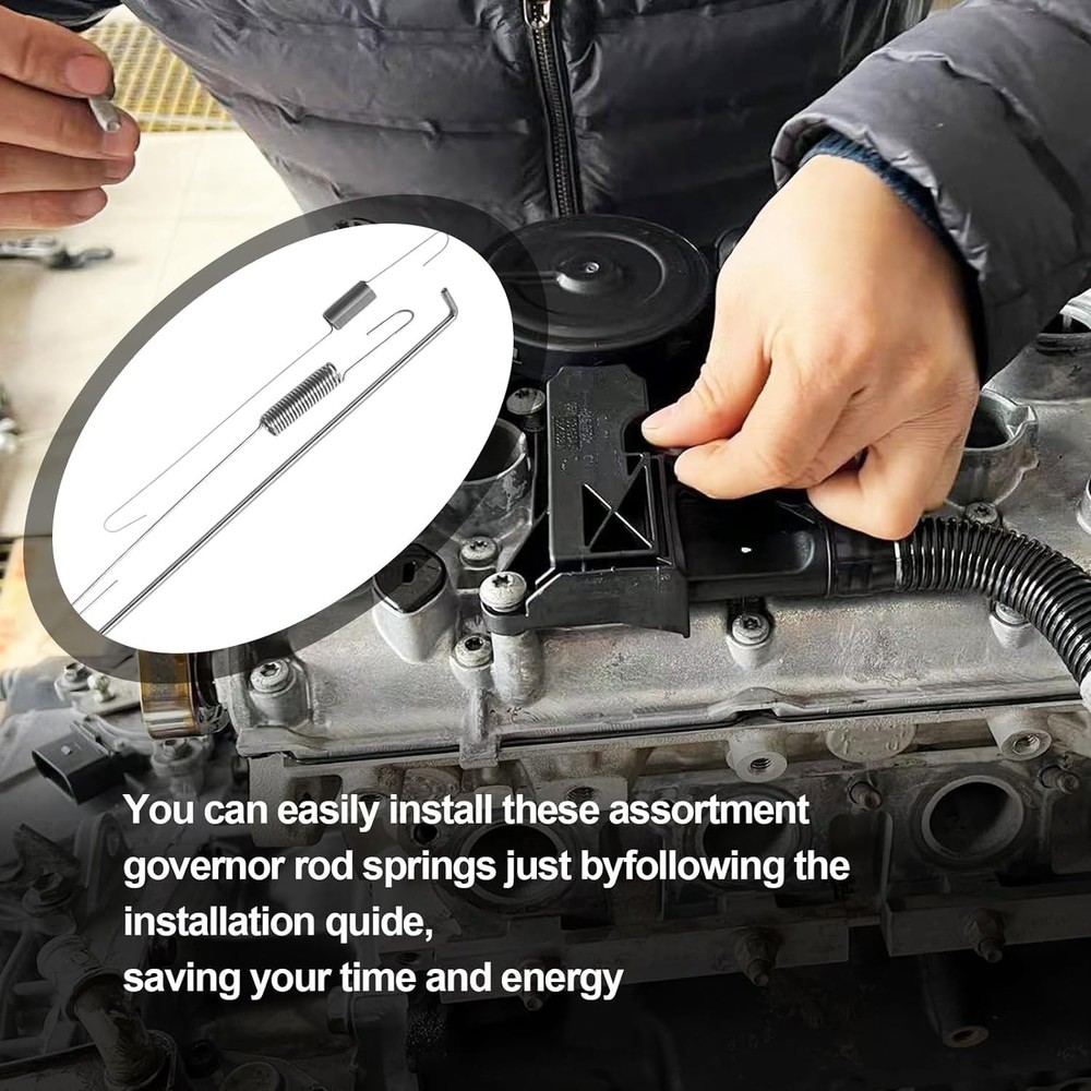 18 PCS Throttle Return Spring Linkage Kit, Carburetor Classification...