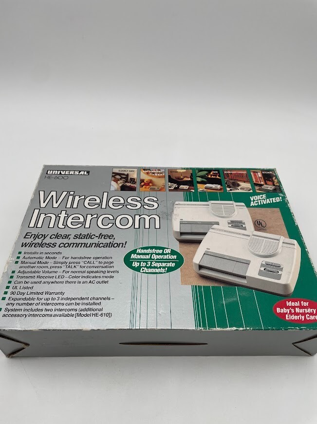 Universal HE-600 Wireless Intercom In Box