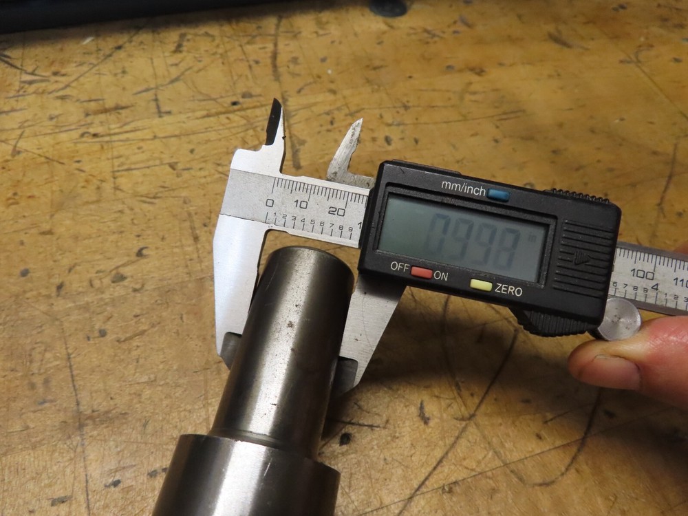 Peerless #10 shell reamer arbor 5mt shank ***MODIFIED DIAMETER ARBOR***