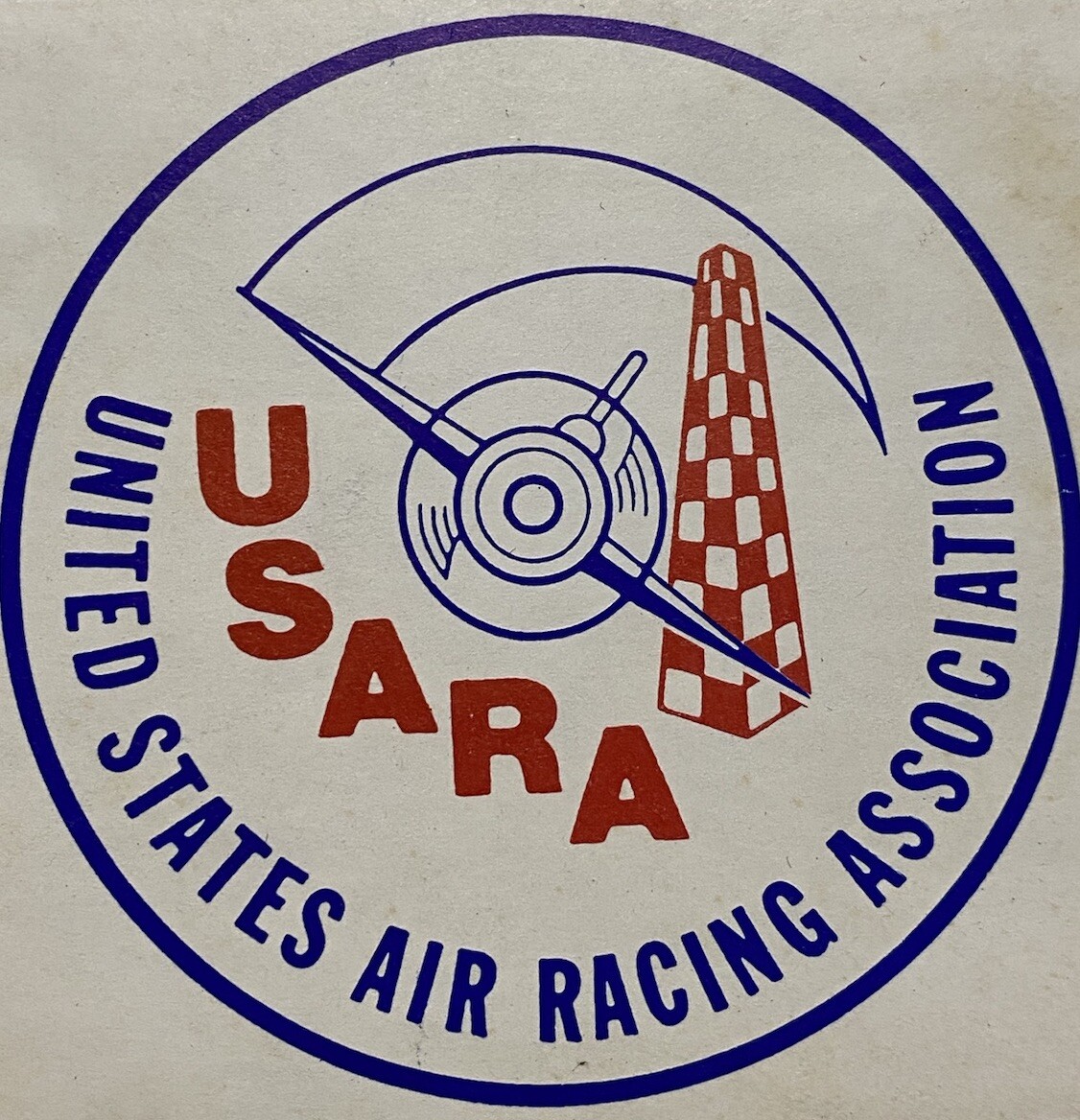 USARA United States Air Racing Association Aviation Sticker Decal Emblem NOS