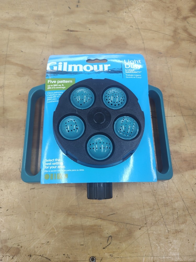 GILMOUR FIVE PATTERN LAWN SPRINKLER