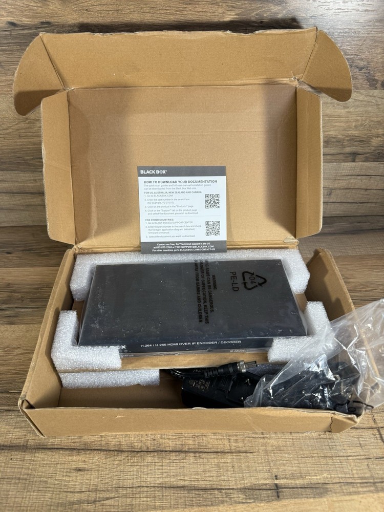 BLACK BOX VS-2101X HDMI-over-IP H.264/H.265 Encoder/Decoder