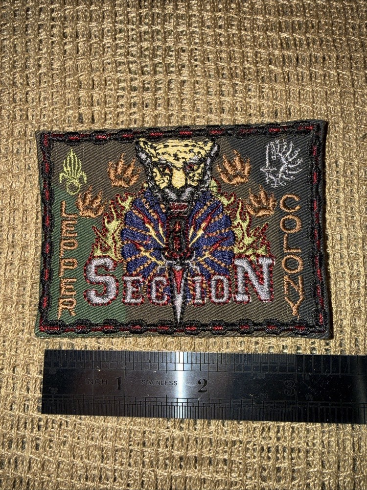 French Foreign Legion LEPPER COLONY 8 Section Commando Camo Afgan War Patch