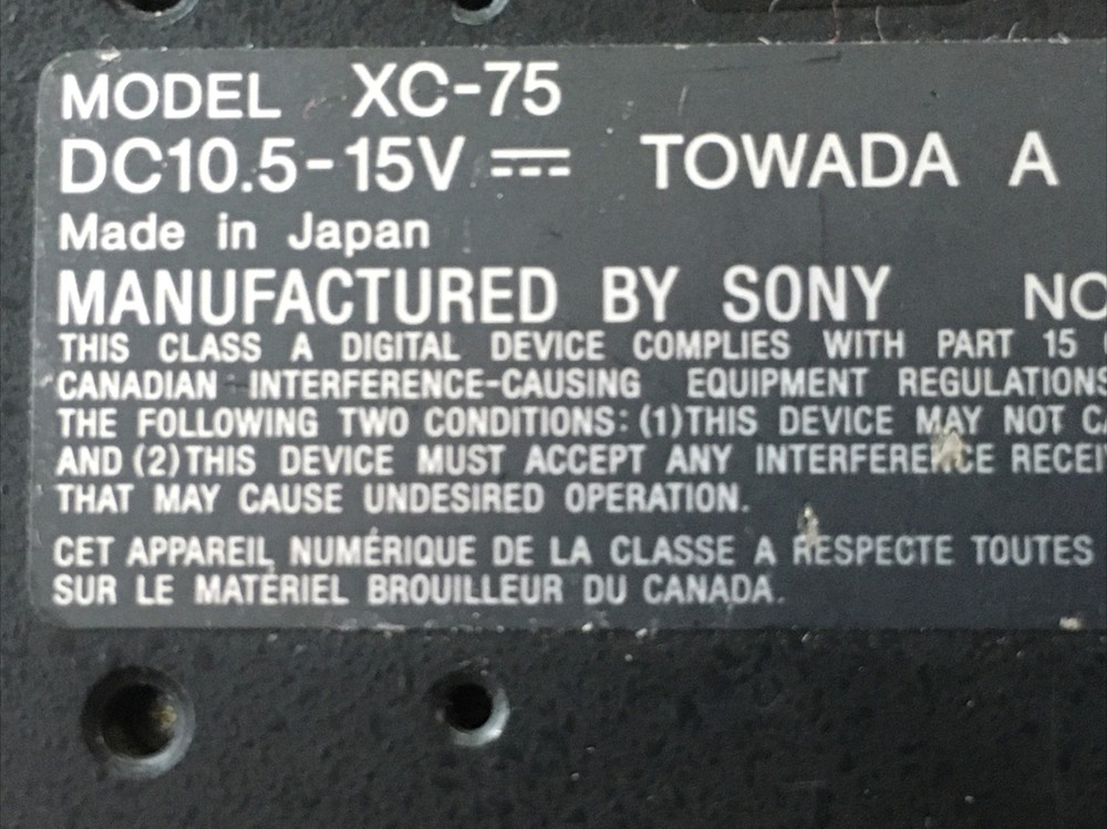 Towada Sony XC-75 CCD Video Camera Module Microscope / Security C-Mount