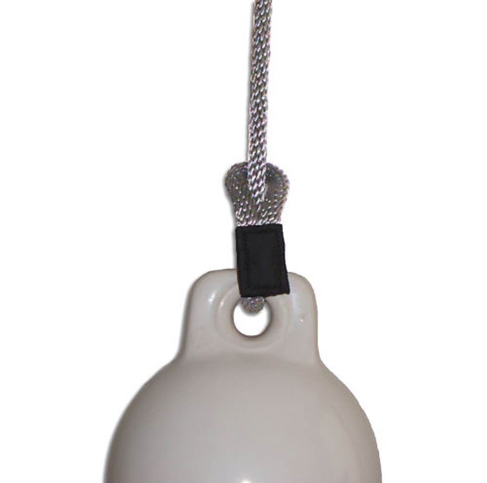 3/8" x 5' Solid Braid Fender Lines - Silver