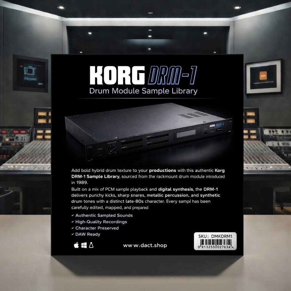 Korg DRM-1 Drum Module Sample Library