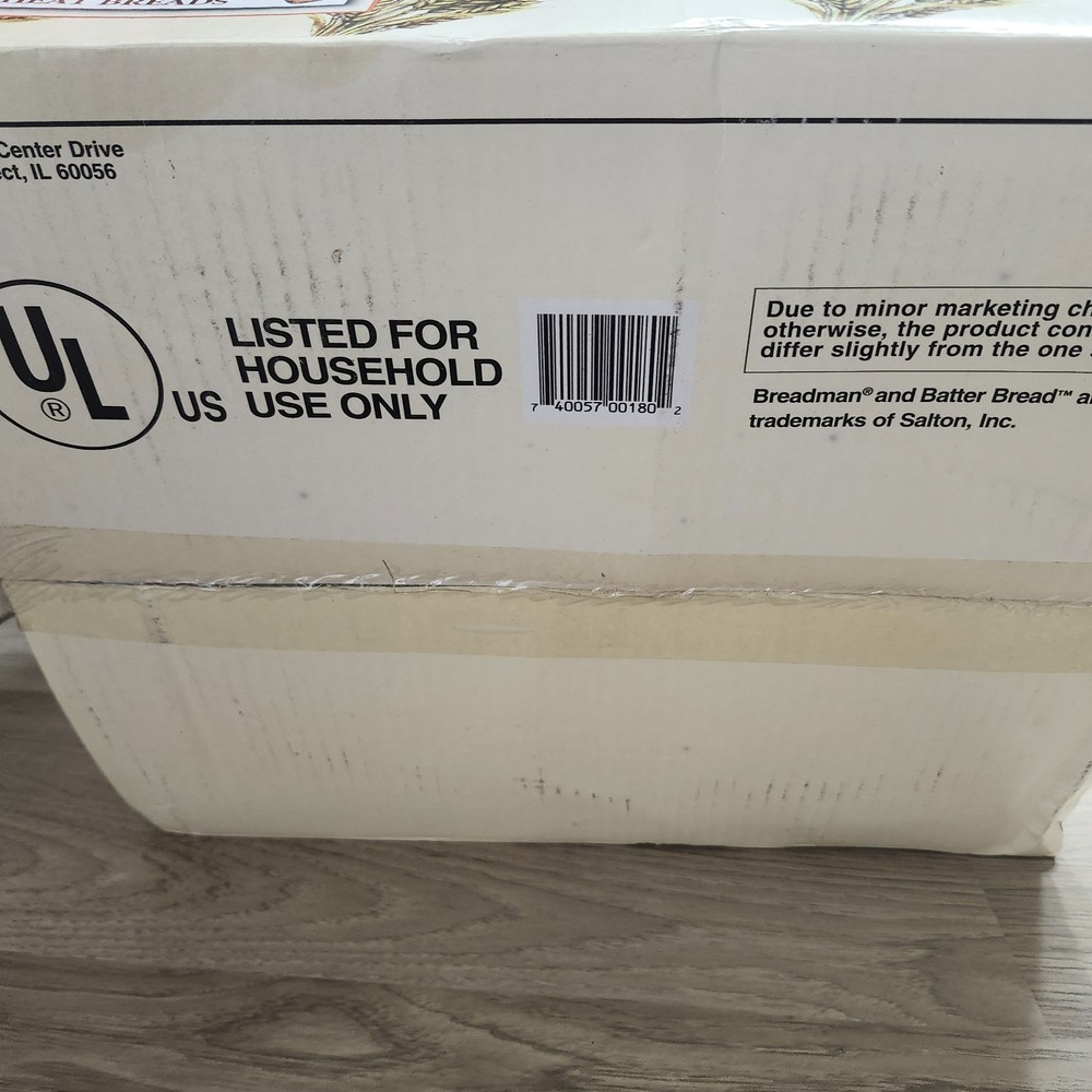 BREADMAN TR444 Deluxe Rapid Automatic Breadmaker Machine New