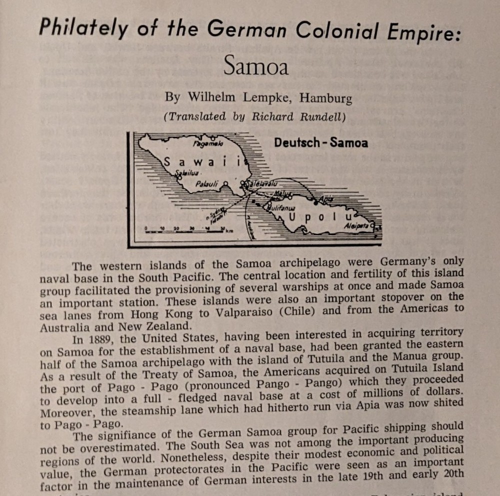 German Postal Specialist Nov 1977 German Samoa Telephone Centenary Air-Letters