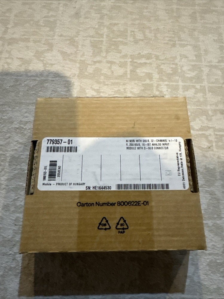 New National Instruments NI 9205 779357-01 cDAQ Analog Input Module, 32 Channels