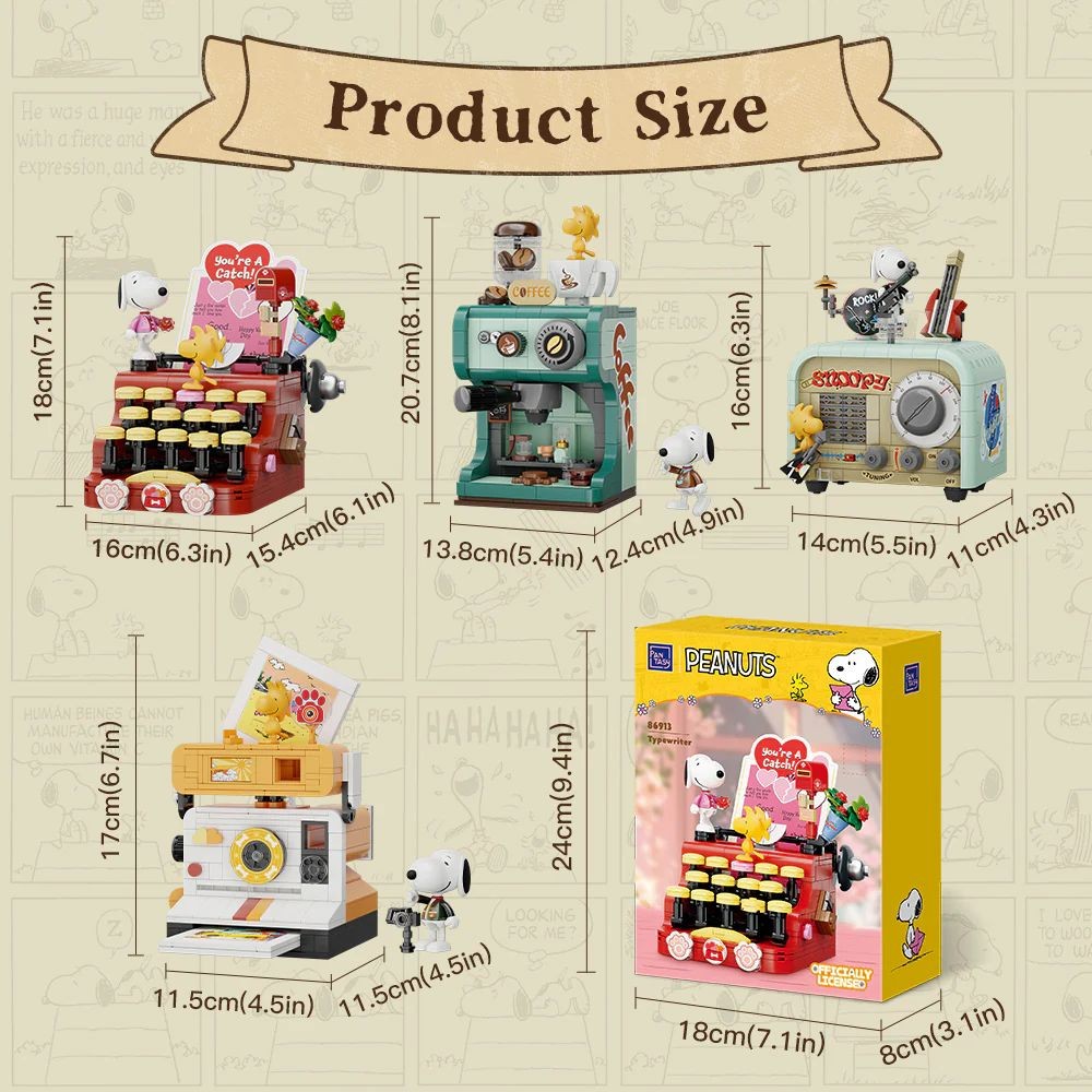 Snoopy‑Peanuts: Classic Snapshot Camera Set