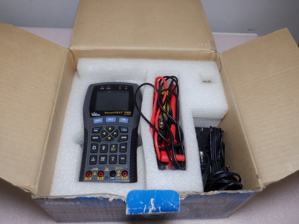 IDEAL SECURITEST PRO 33-892 MULTIFUNCTION CCTV TESTER SET