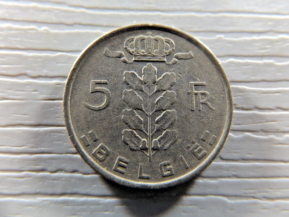 BELGIUM 1950 5 Francs