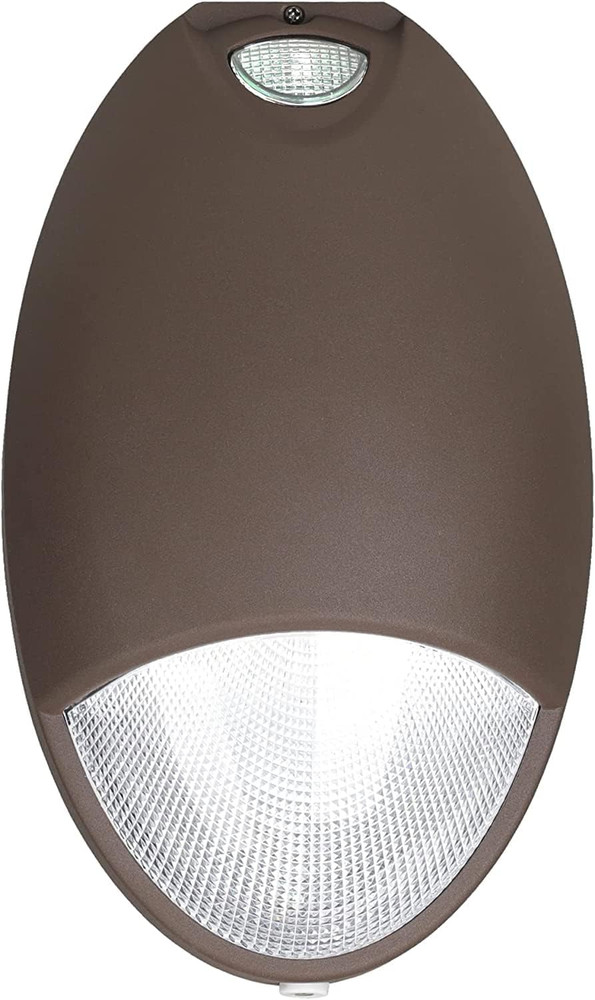LED Emergency Light with Battery Backup and Photocell, Self Test Diagnostics, Ou