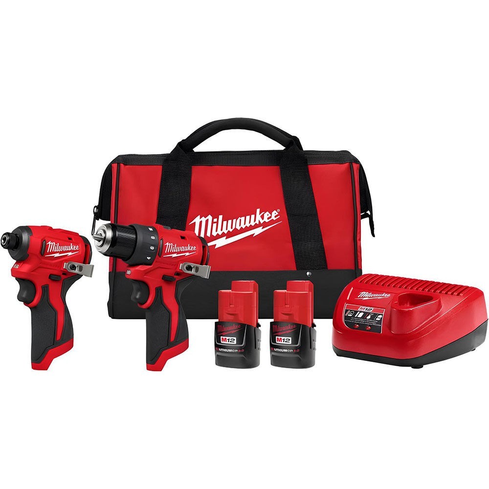 Milwaukee M12 Subcompact Brushless 2-Tool Combo Kit