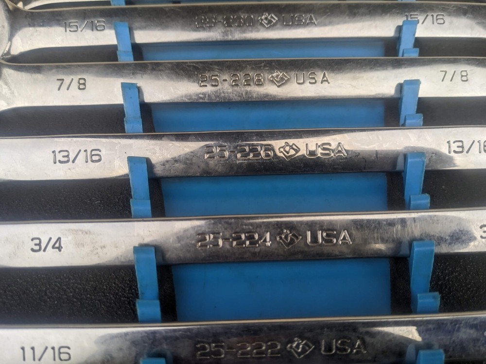 #ax891 Armstrong Tools Combination Wrench Set SAE GMTK