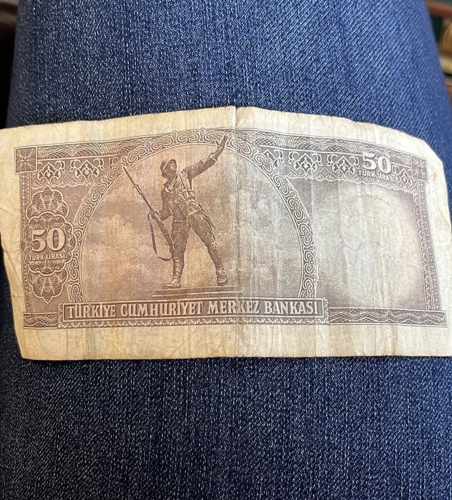 1970 50 Turkish Lirasi