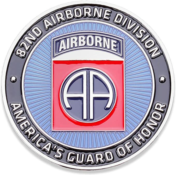 82nd U.S. Army Airborne Challenge Coin