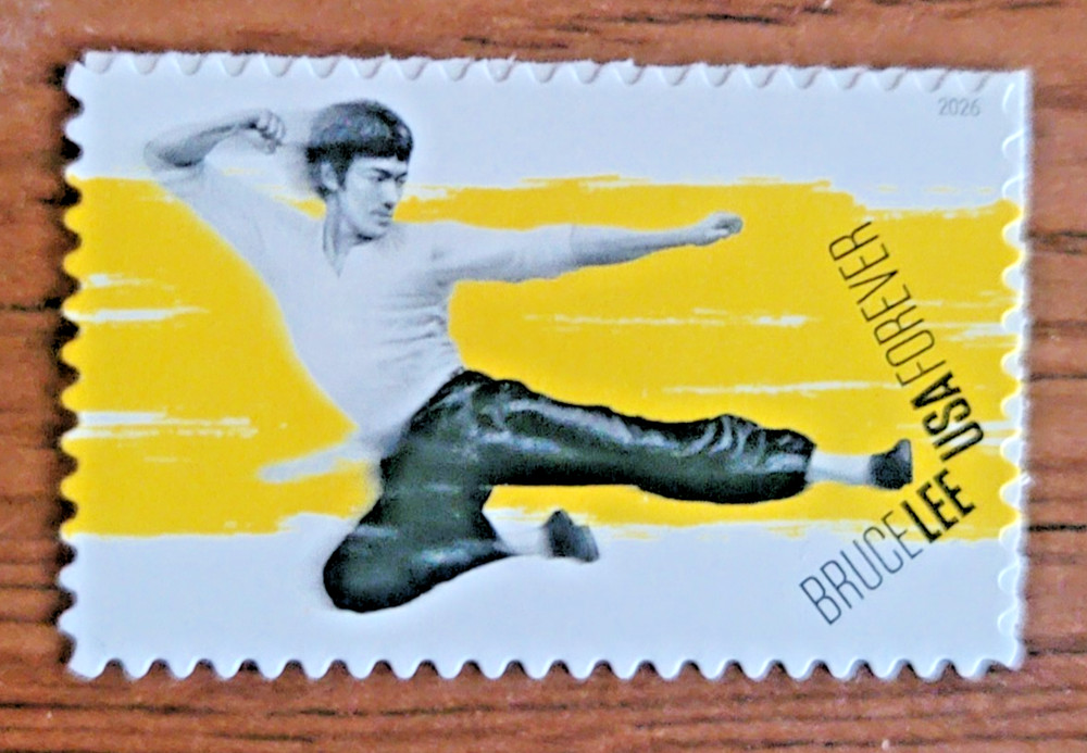 Scott #6055 Bruce Lee Single Forever Stamp (2026)- Mint NH