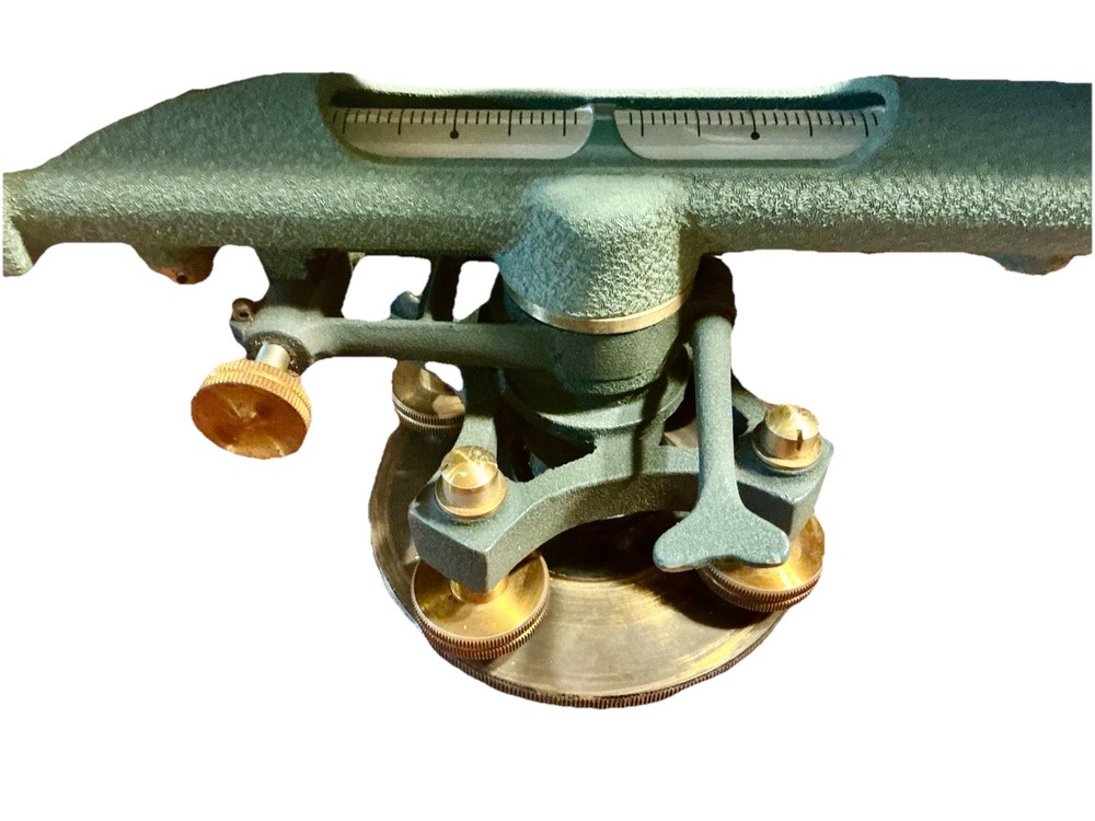 Vintage Keuffel & Esser K&E Dumpy Level - Transit with Wood Case