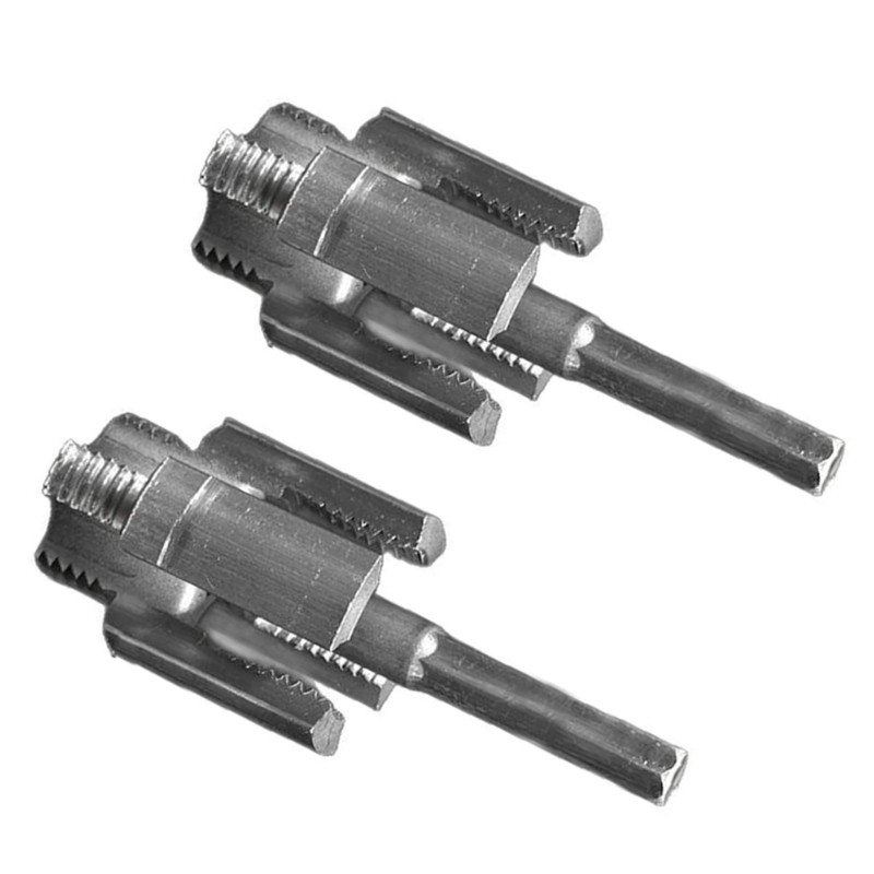 2Pcs Double Function Threading Tool Carbon Steel Construction For Pipe Projects