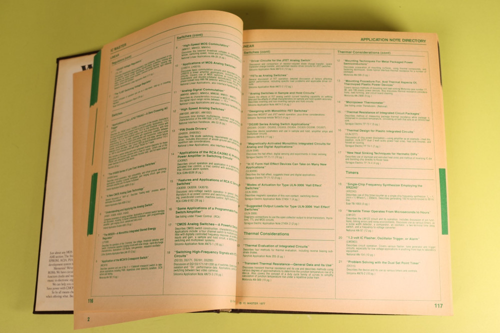 IC Master Book 1977 Computer Chip Collector's HC Bible Microprocessor Memory