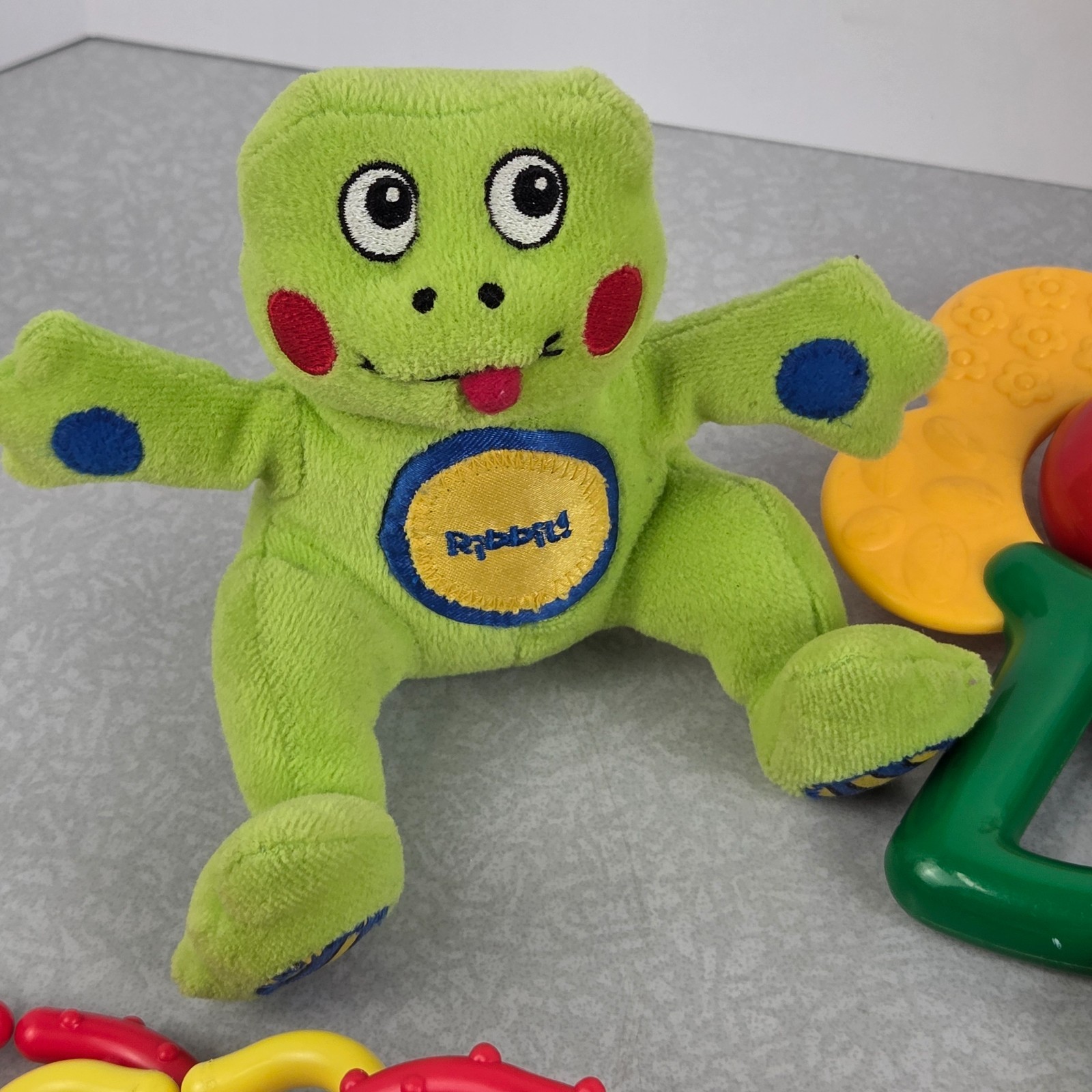 Baby Infant Toy Lot of 11 Rattles Fisher Price Singing Fish Sensory Playgro