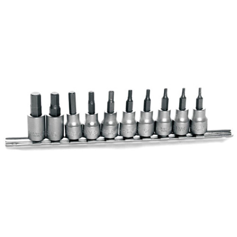 Performance Tool SAE Hex Bit Socket Set -10-Piece W1387