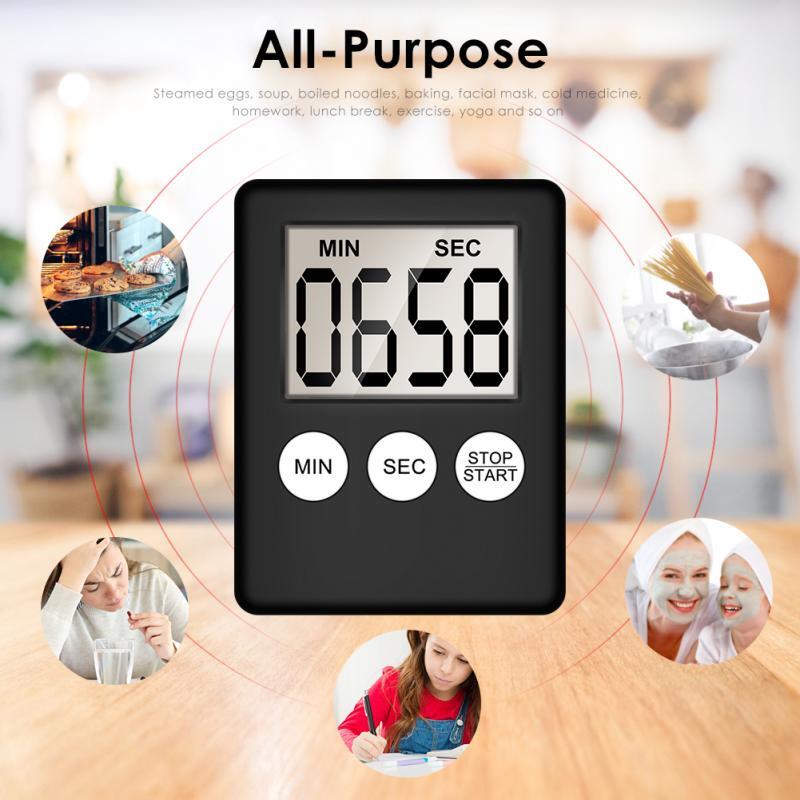 Large LCD Digital Kitchen Cooking Timer Count-Down Up Clock Loud Alarm Magnetic