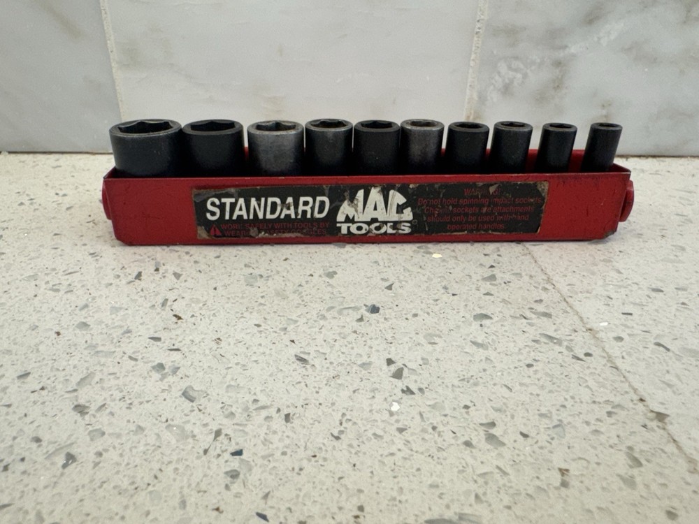 Mac Tools  10-PC. 1/4" Drive SAE Intermediate Impact Socket Set - 6-PT.