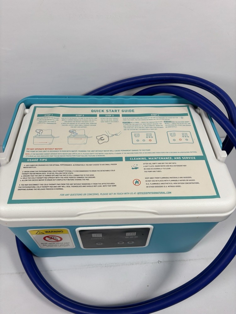 Cold Therapy Machine with Programmable Timer, Portable Ice Machine - Used