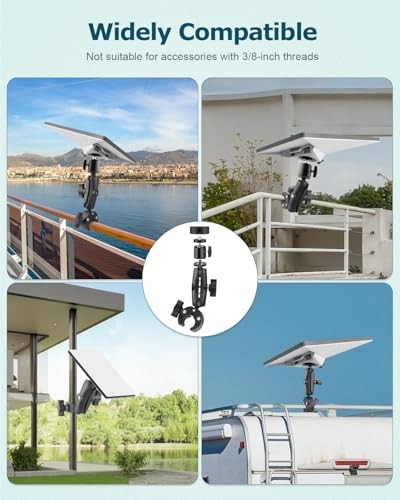Starlink Mini Mount, Adjustable Clamp Mount for Starlink Mini Old Version
