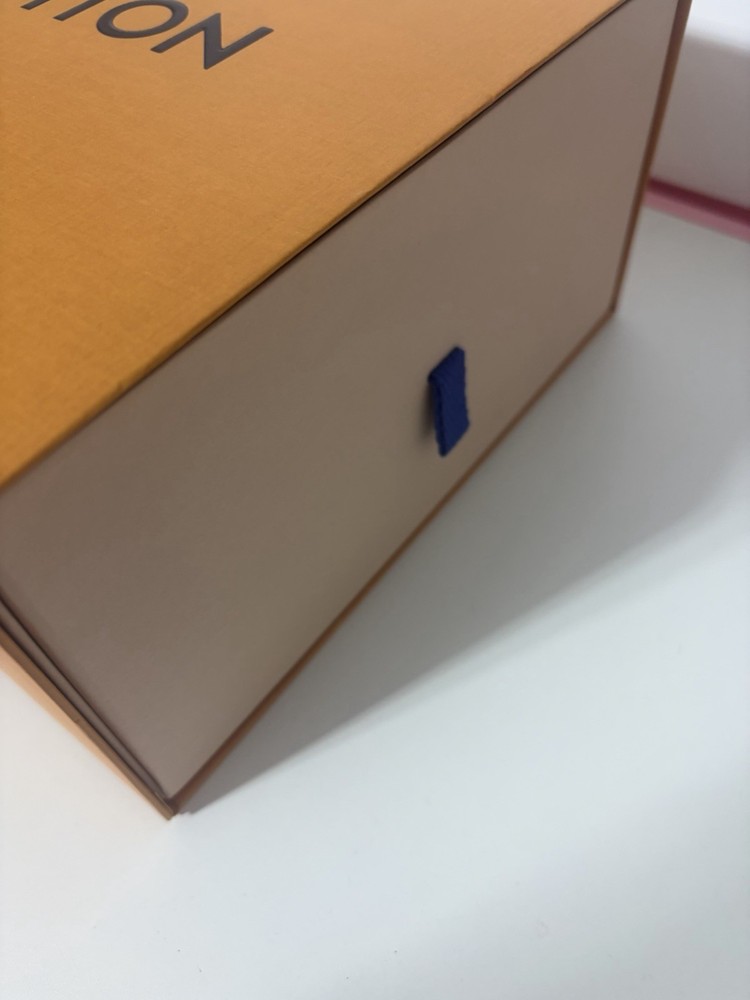 Louis Vuitton Orange Solid Large Rectangle Cardboard Gift Box, Contemporary