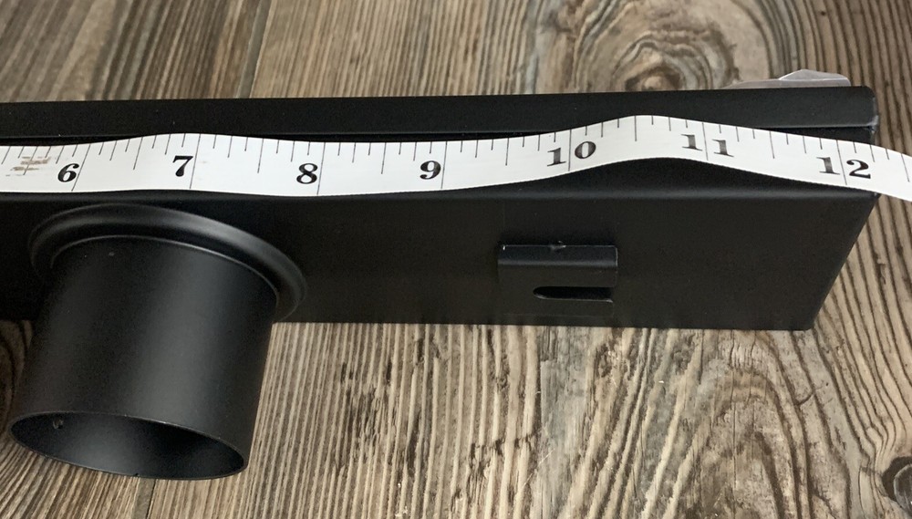 12 Inch Shower Linear Black Matte Drain Rectangular Floor Drain with Accessories