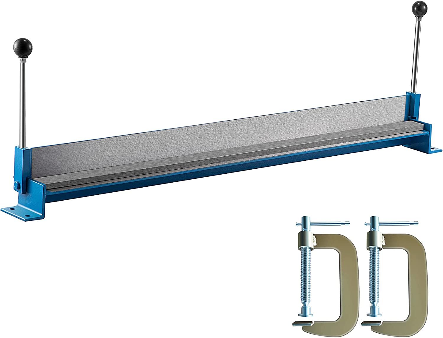 Manual 30" Sheet Metal Bender Brake 0-90 Degree 18 Gauge Steel 14 Gauge Aluminum