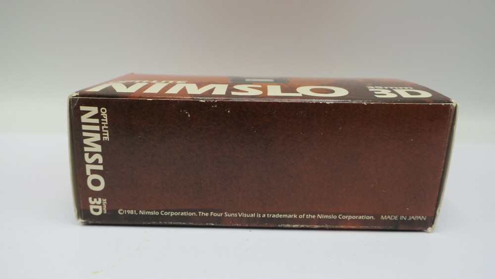 Opti-Lite Flash For Nimslo 35mm 3D camera Box / Manual & Foam Inserts Only