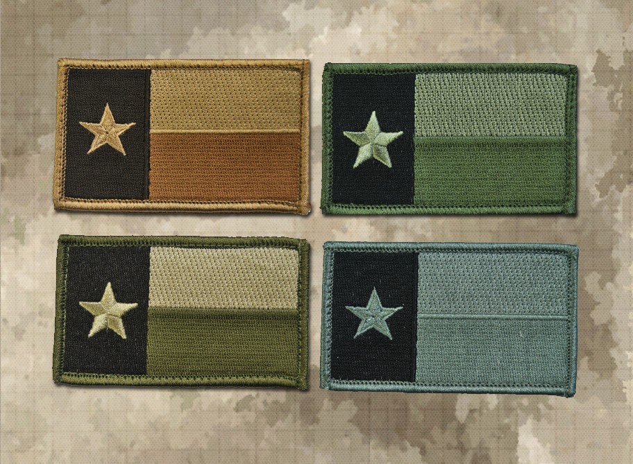 Subdued TEXAS State Flag Morale Patch