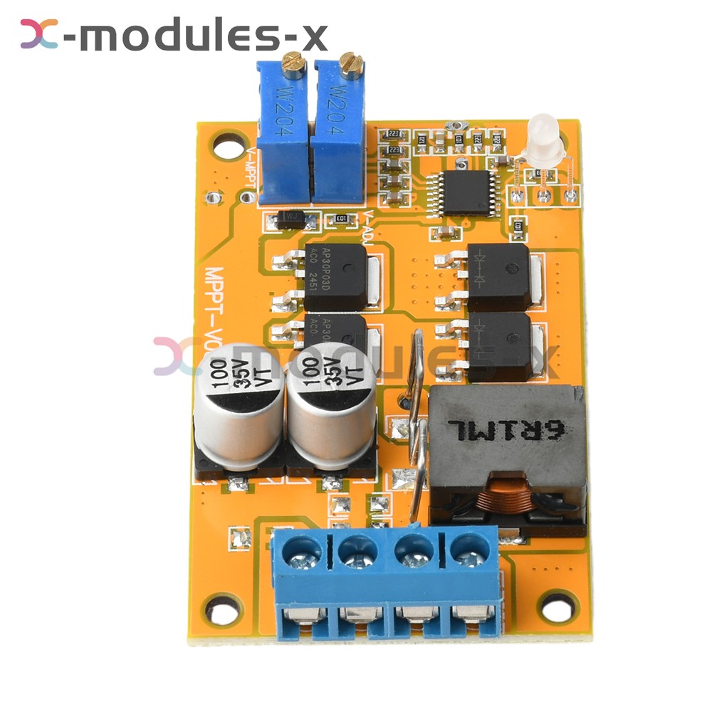 100W 5A MPPT Solar Panel Regulator Controller Battery Charging Switch DC 8-28V