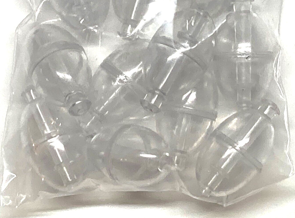 Bubble Spinning Floats #240 Clear Plastic 3/4" Width 12 COUNT PACKAGE